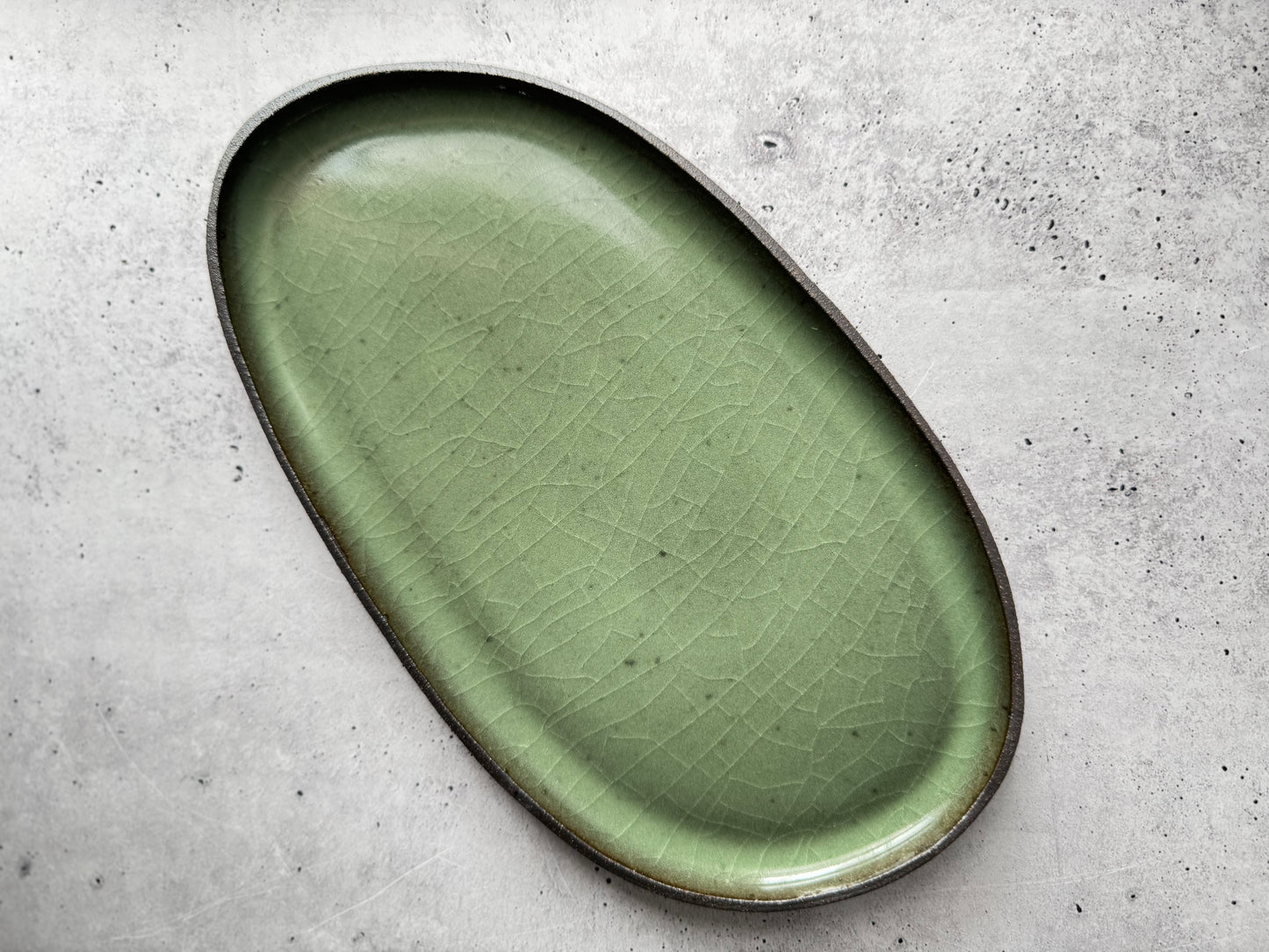 Intention Tray - Oblong - Green Celadon
