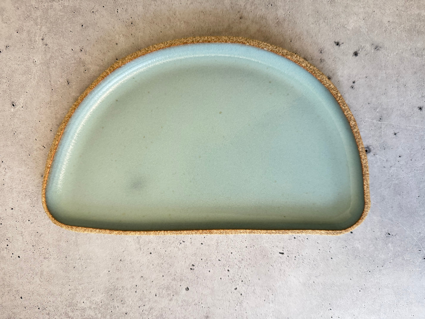Intention Tray - Moon - Glossy Sky Blue (Light Clay)
