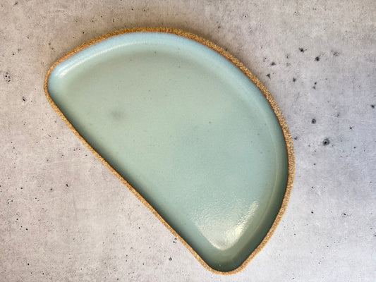 Intention Tray - Moon - Glossy Sky Blue (Light Clay)