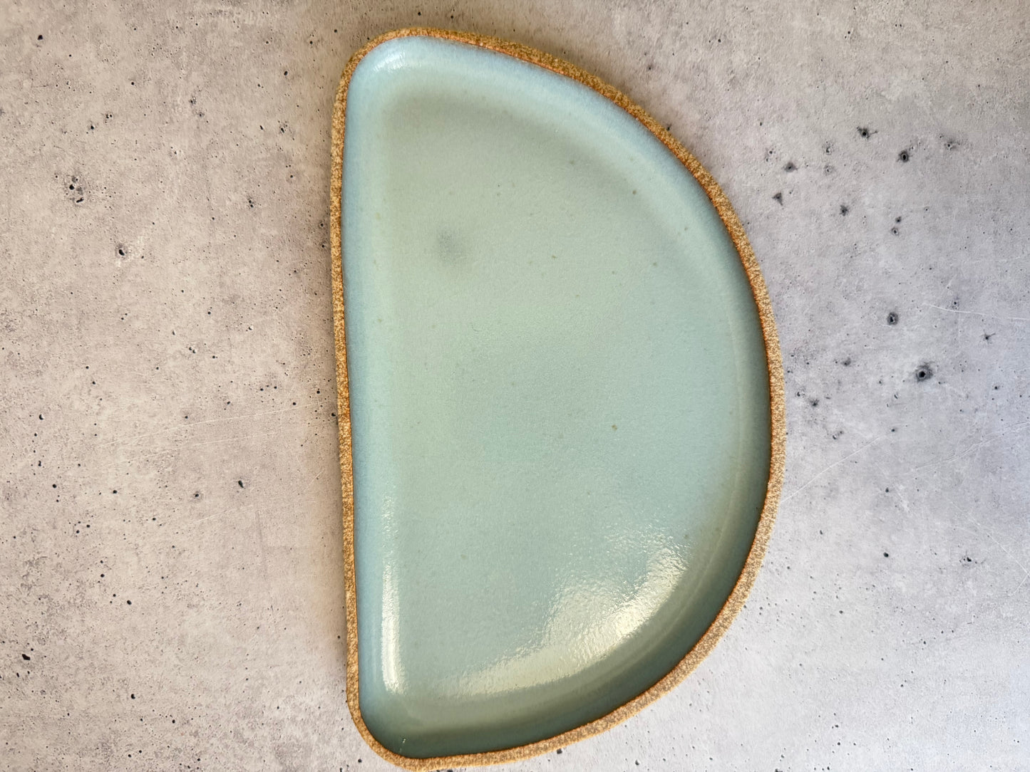 Intention Tray - Moon - Glossy Sky Blue (Light Clay)